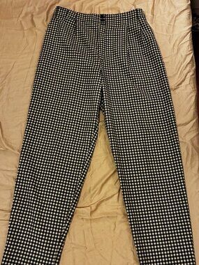 Checkered Pants - Black and White - Daily Habit New York - Size 11